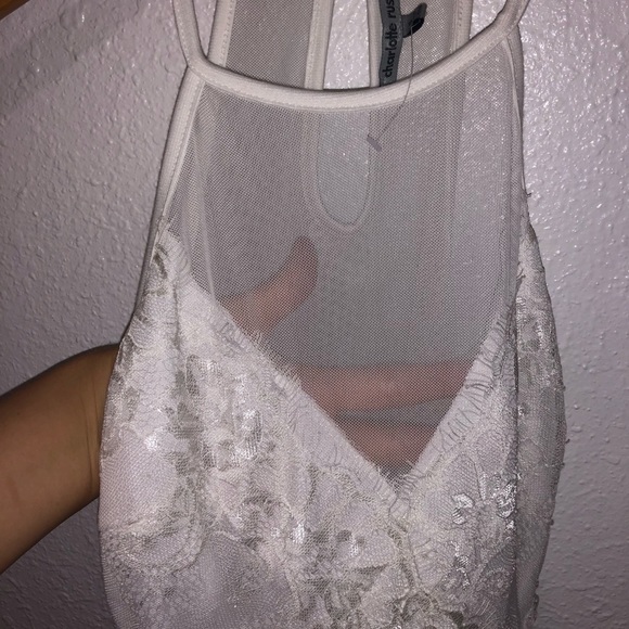 Charlotte Russe White Peplum Top - Picture 4 of 6